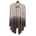 Barefoot Dreams CozyChic Lite Ombre Cardigan Waterfall Drape Oatmeal Taupe S M