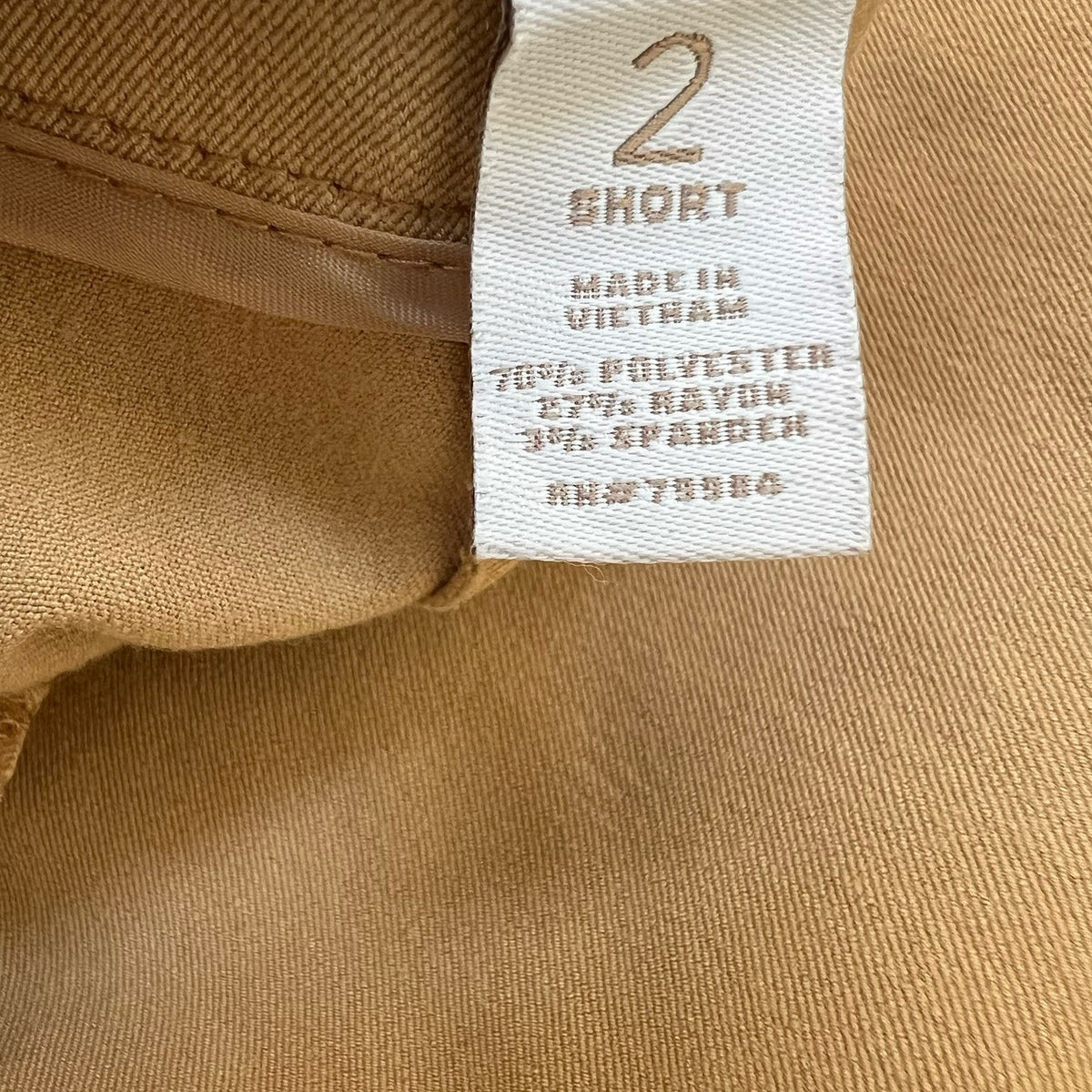 Chico's Womens NWT Metro Wide Leg Trouser Arabian Camel Tan Pants Sz 2 | L | 12