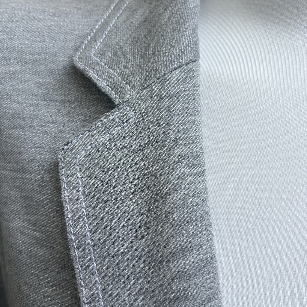 Lafayette 148 women Single Button Casual Gray Blazer Career Work Sz 6 Office