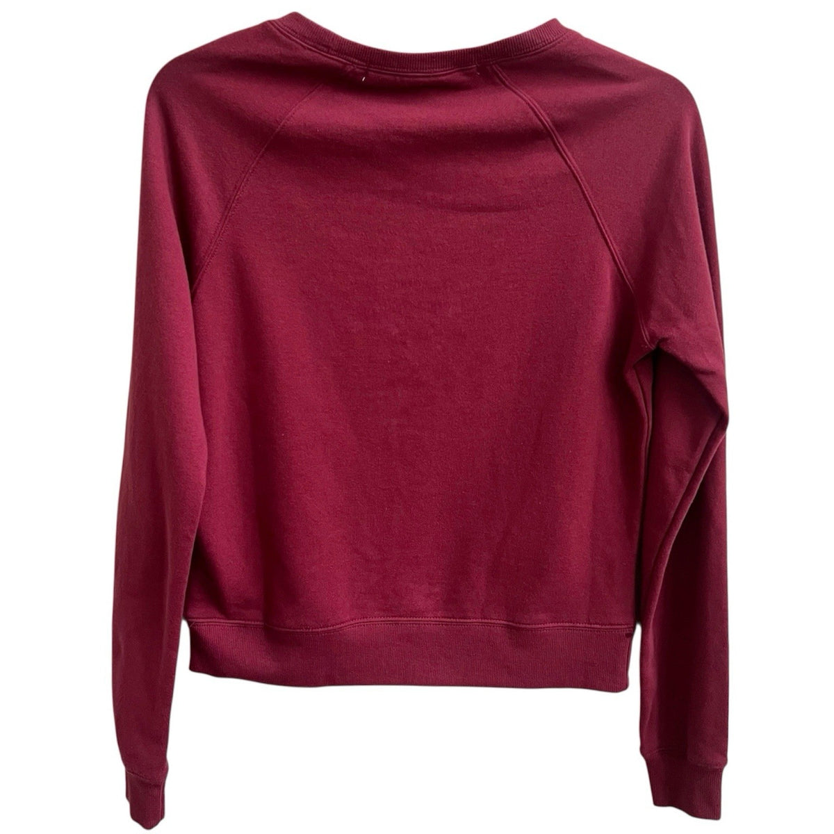 Rebecca Minkoff NWT Sweatshirt Feminist Crew Neck Maroon Sz XXS Long Slv