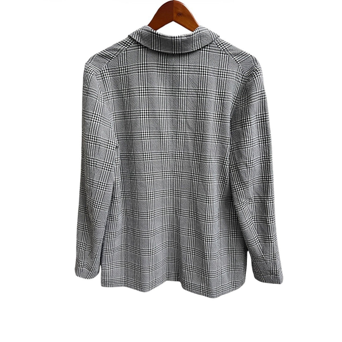 The Fifth Label Oversized Blazer Double Breasted Plaid Check Pattern Sz L Coat