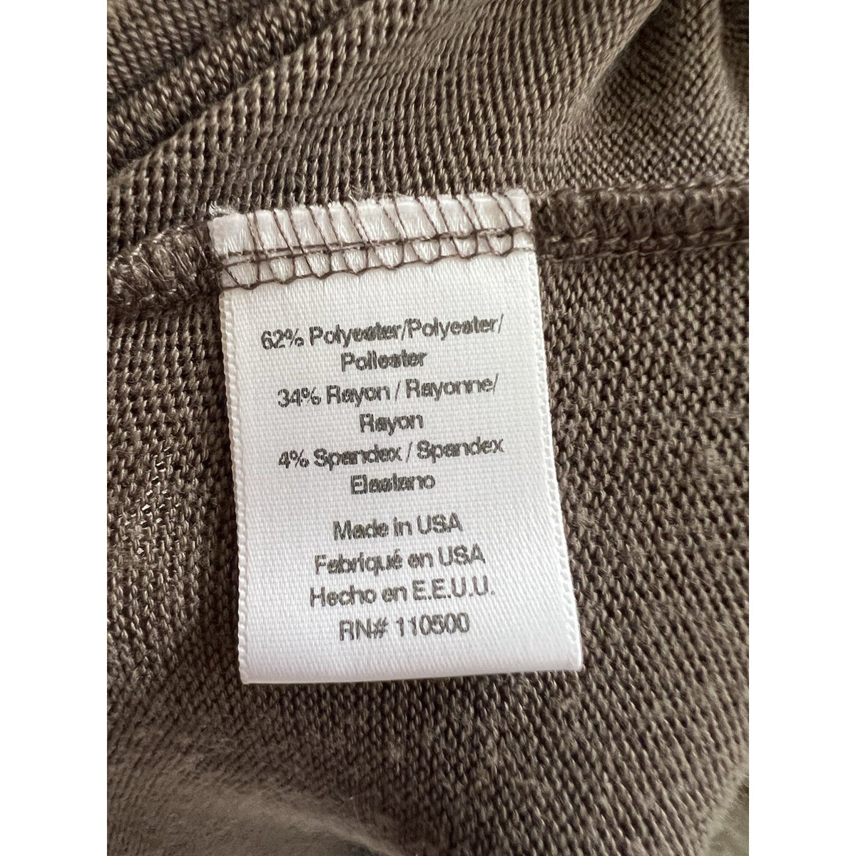 Laila Jayde Long Cardigan Sweater Womens Open Front Faux Suede Trim Sz XL Taupe