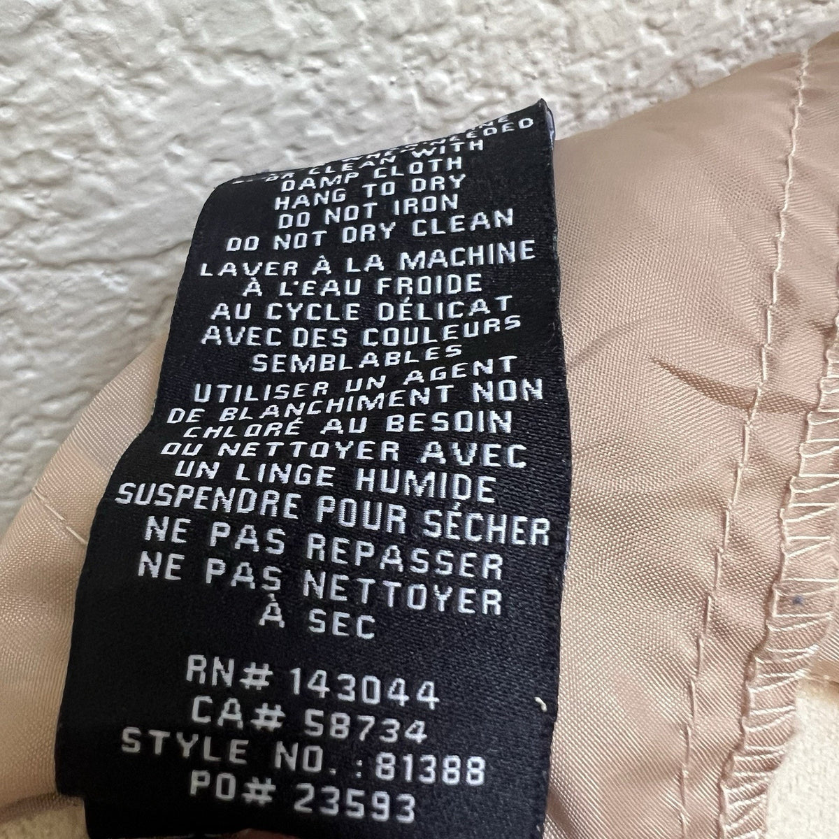 Seven 7 For All Mankind Faux Leather Sz M Pleated Tan High Rise Wide Leg Pants