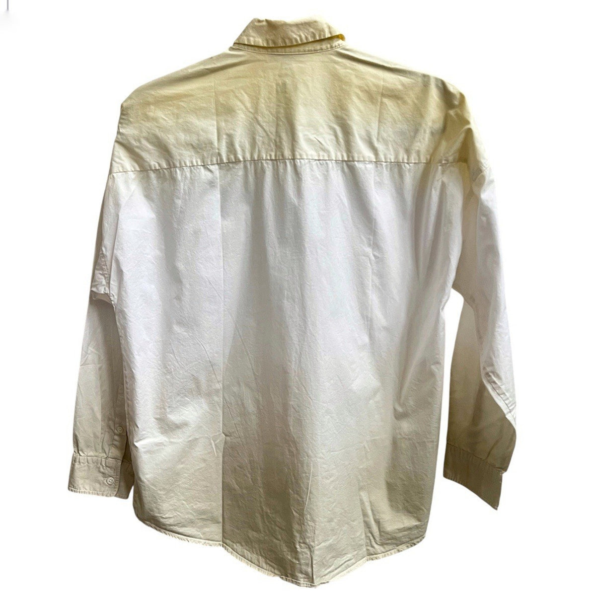 Atm Anthony Thomas Melillo Womens Ombre Button Down Shirt Long Slv Sz S Oversize