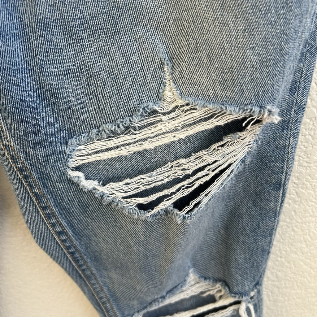 GRLFRND Karolina High Rise Skinny Jean Butt Slit in A Little More Love Sz 27