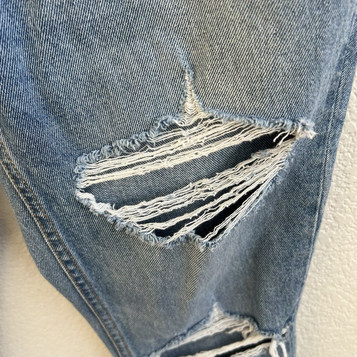 GRLFRND Karolina High Rise Skinny Jean Butt Slit in A Little More Love Sz 27