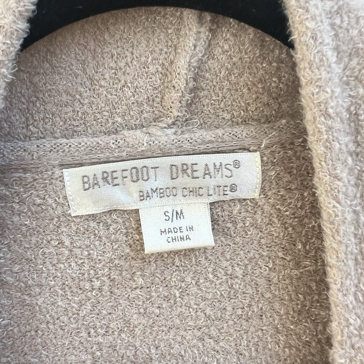 Barefoot Dreams CozyChic Lite Ombre Cardigan Waterfall Drape Oatmeal Taupe S M