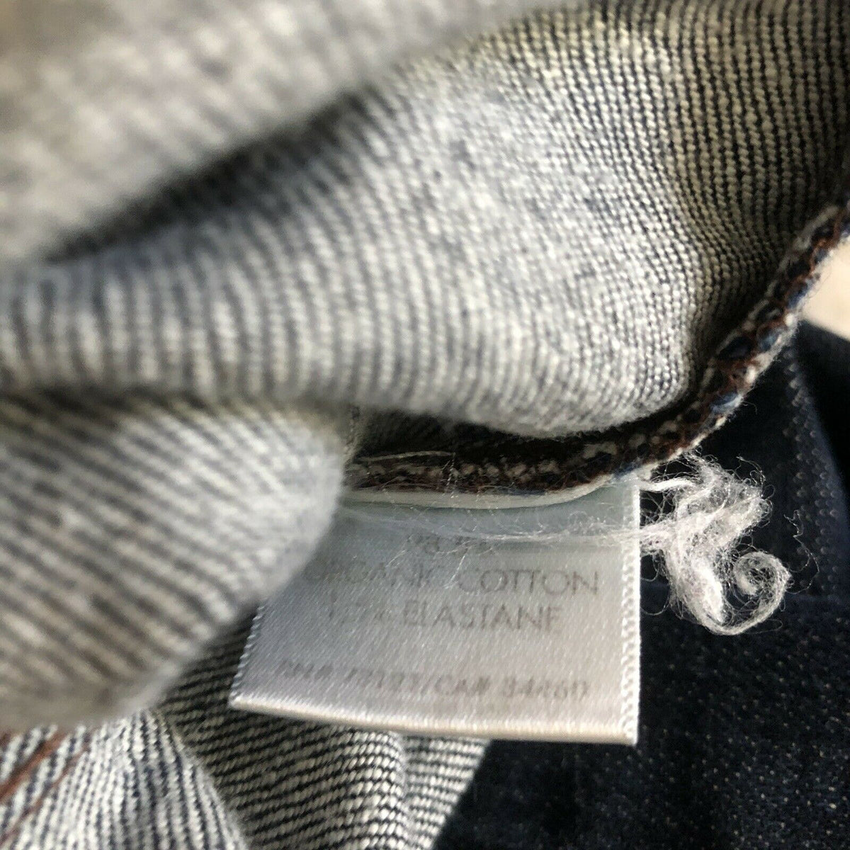 Eileen Fisher Jeans Straight Cut XS Organic Cotton Stretch High Rise Dark Blue