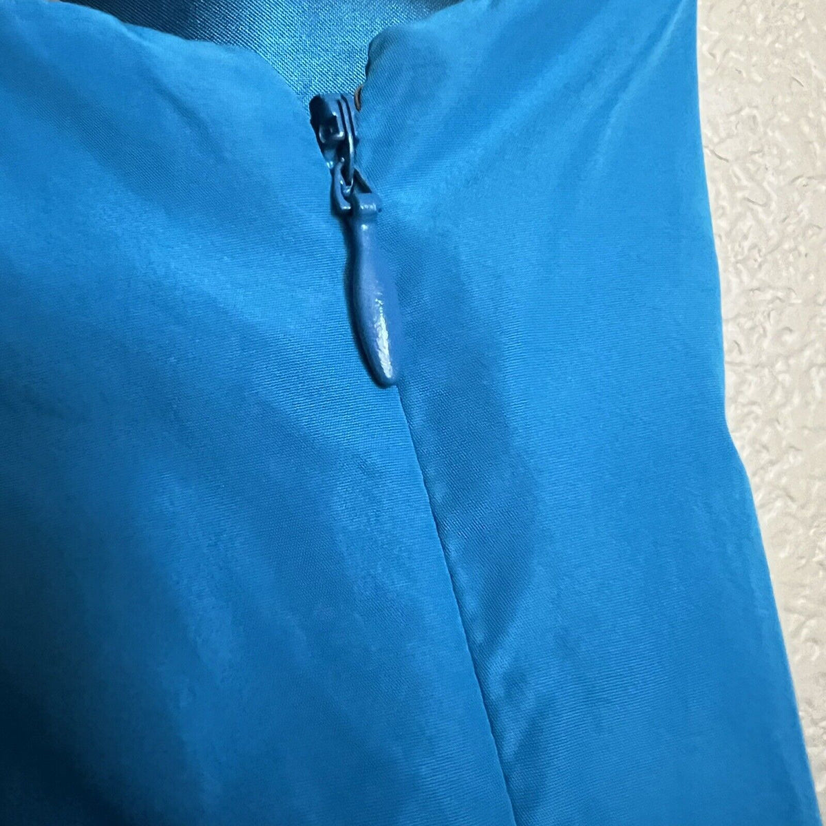 MARC by MARC JACOBS Taffeta Shift Dress Blue Sz L Sleeveless Pockets